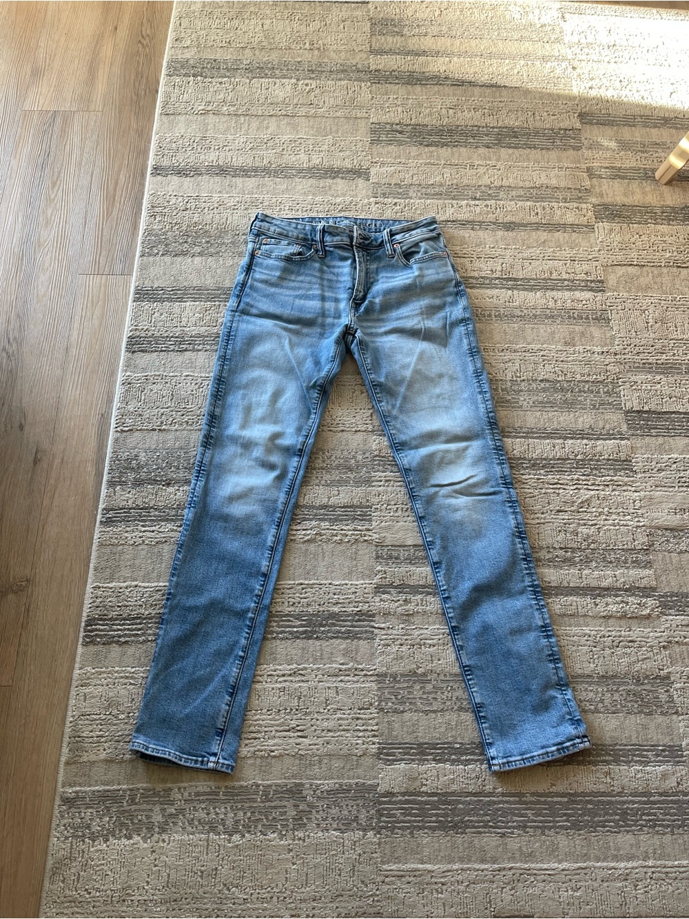 American Eagle Outfitters Faded Light Blue Slim Jeans